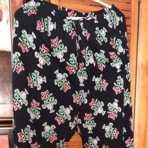 Don't Hog The Nog Pj Bottoms Sz XL